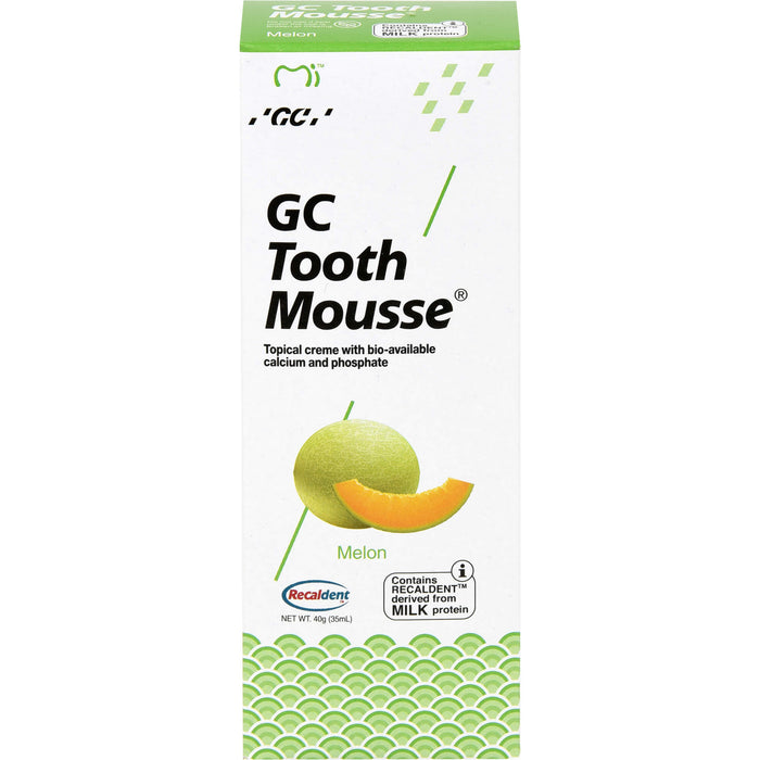 GC Tooth Mousse Melone zur Unterstützung der Mundhygiene, 40 g Gel
