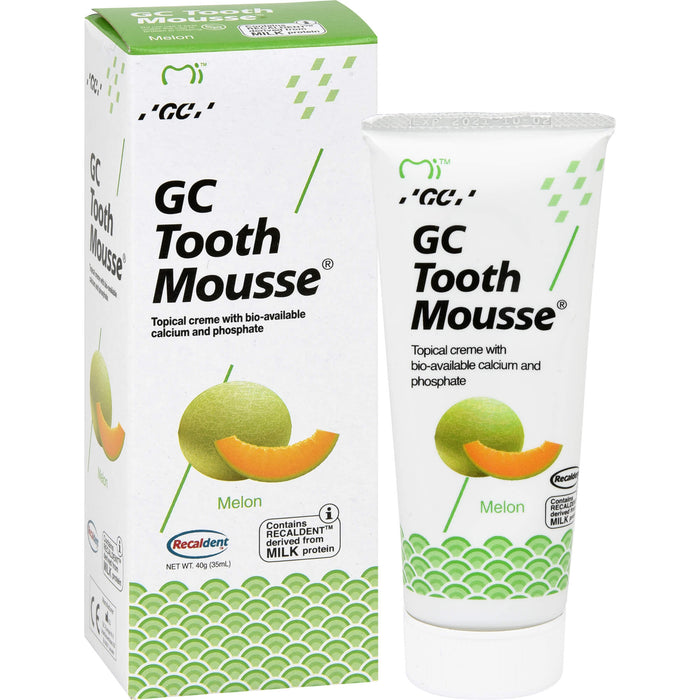 GC Tooth Mousse Melone zur Unterstützung der Mundhygiene, 40 g Gel
