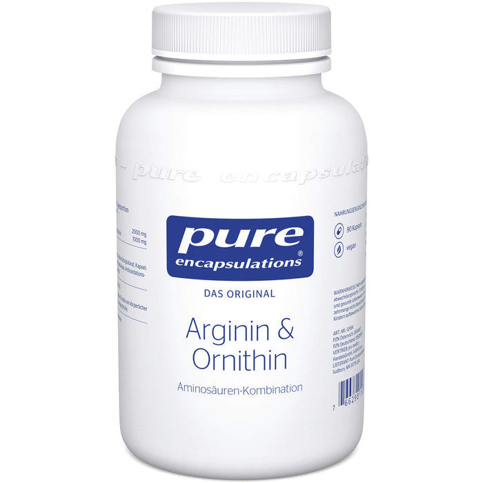 Pure Encapsulations Arginin & Ornithin Kapseln, 90 St. Kapseln