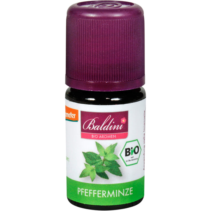 BALDINI by TAOASIS Pfefferminze Bio 100 % Naturreines Aromaöl, 5 ml ätherisches Öl