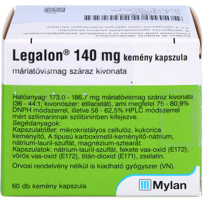 Legalon forte ACA Hartkapseln bei Lebererkrankungen, 60 St. Kapseln