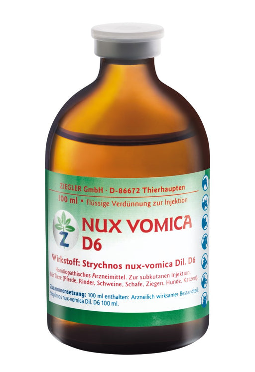 ZIEGLER Nux vomica D 6 Dilution, 100 ml Lösung