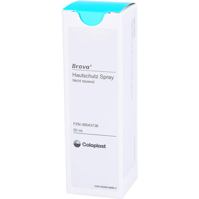 Brava Hautschutz-Spray zum Schutz der Haut vor Ausscheidungen und Haftmaterial, 50 ml Lösung