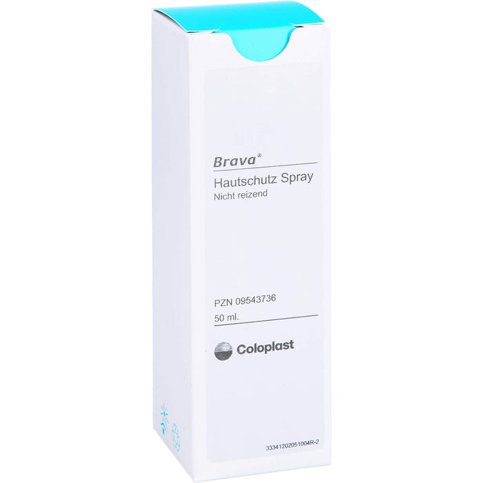 Brava Hautschutz-Spray zum Schutz der Haut vor Ausscheidungen und Haftmaterial, 50 ml Lösung