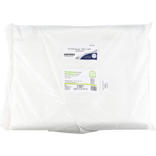 Einmal Schuerz Pe 125cm We, 100 St 