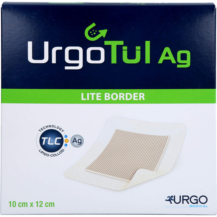 Urgotül® Ag Lite Border, selbsthaft. Lipidokolloid-Wundauflage m. Silbersalz, 10 St VER