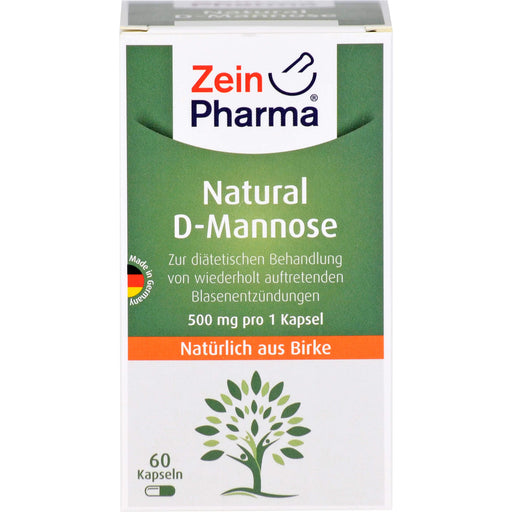 ZeinPharma Natural D-Mannose Kapseln, 60 St. Kapseln