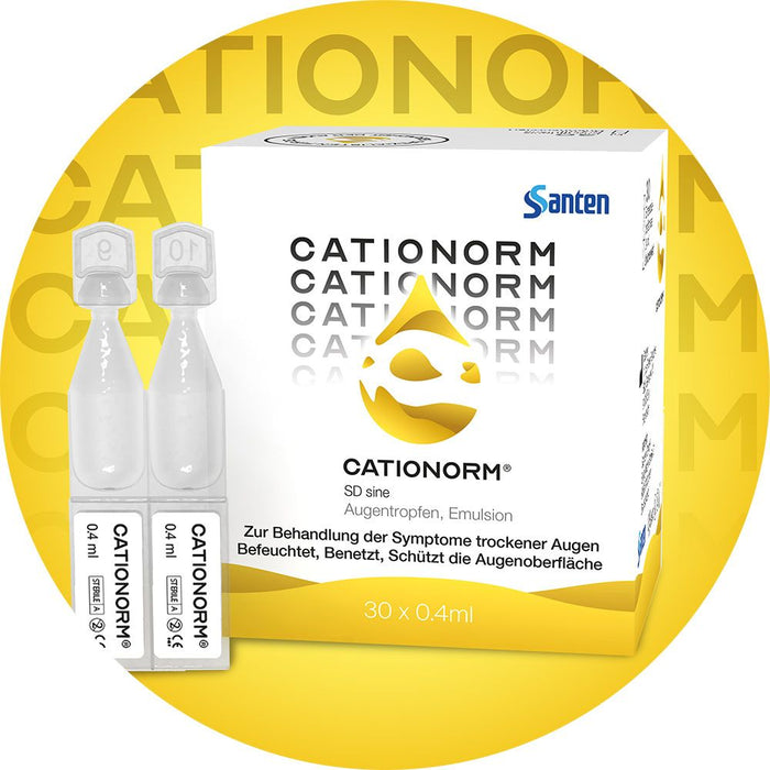Cationorm SD sine Augentropfen Emulsion Einzeldosisbehältnisse, 30 pcs. Single-dose pipettes