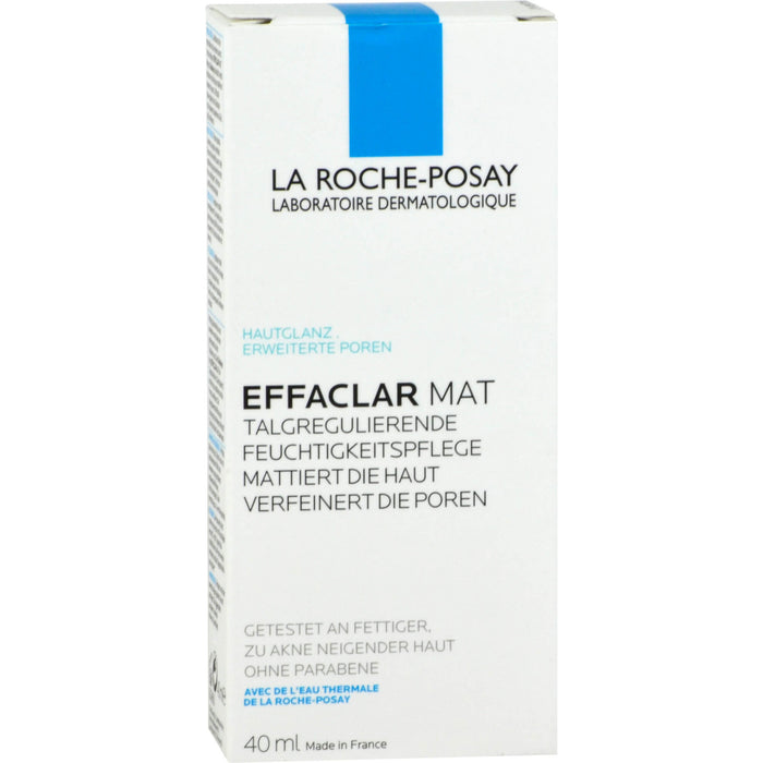 La Roche-Posay Effaclar Mat+ talgregulierende Feuchtigkeitspflege Creme, 40 ml Creme