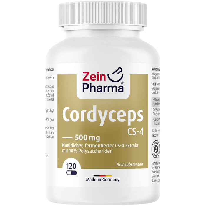 ZeinPharma Cordyceps CS-4 500 mg Kapseln, 120 St. Kapseln