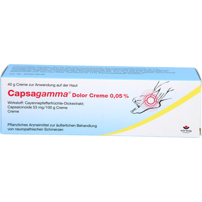 Capsagamma  Dolor Creme 0,05%, 40 g Creme