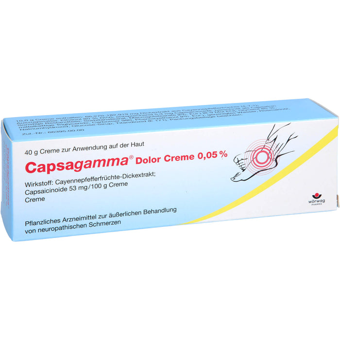 Capsagamma® Dolor Creme 0,05%, 40 g Creme