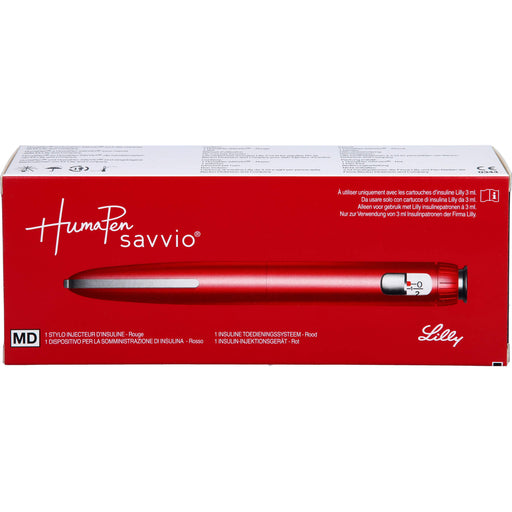 HumaPen Savvio Rot Insulin-Injektionsgerät, 1 St. Gerät