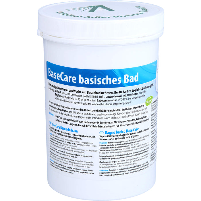 BaseCare basisches Bad Pulver, 400 g Pulver