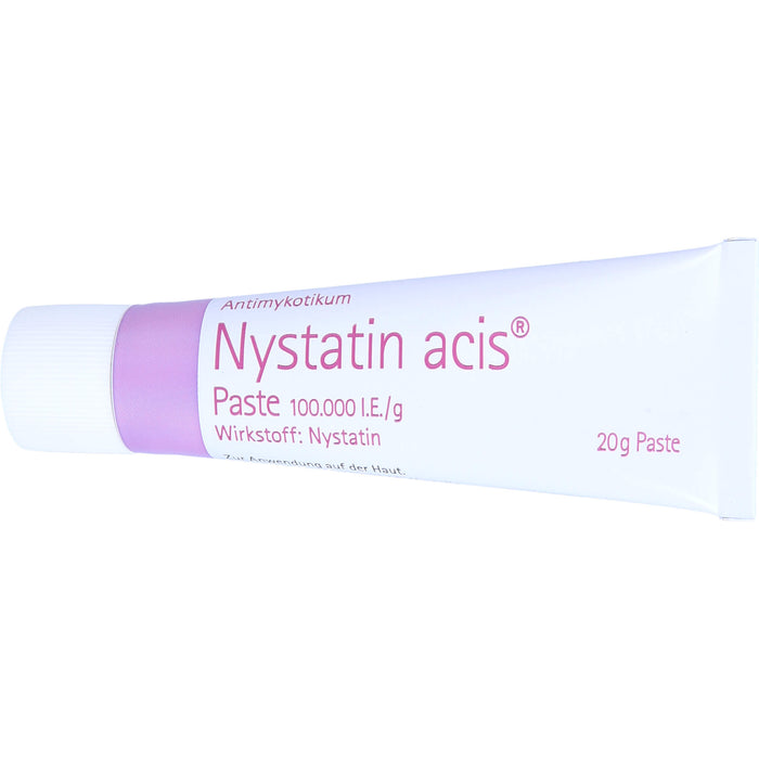 Nystatin acis Paste bei Hautinfektionen mit Hefepilzen, 20 g Creme