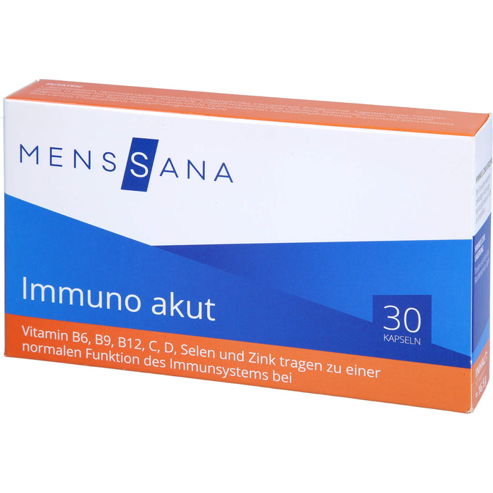 MensSana Immuno akut Kapseln, 30 St. Kapseln