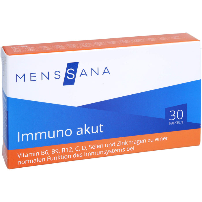 MensSana Immuno akut Kapseln, 30 St. Kapseln