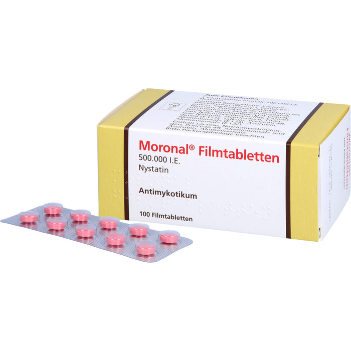 Moronal Filmtabletten 500.000 I.E. bei Pilzinfektionen, 100 St. Tabletten