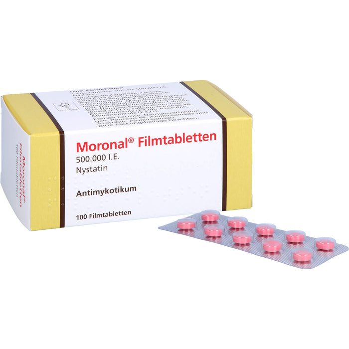 Moronal Filmtabletten 500.000 I.E. bei Pilzinfektionen, 100 St. Tabletten