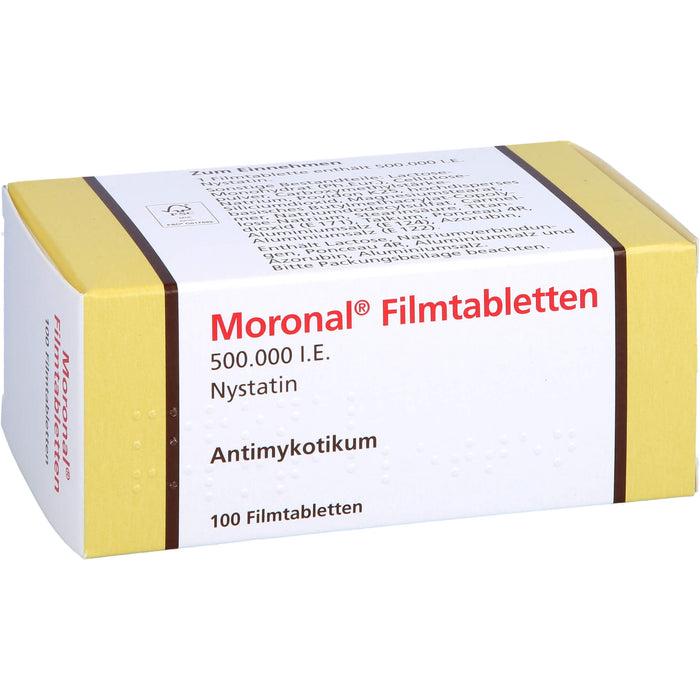 Moronal Filmtabletten 500.000 I.E. bei Pilzinfektionen, 100 St. Tabletten