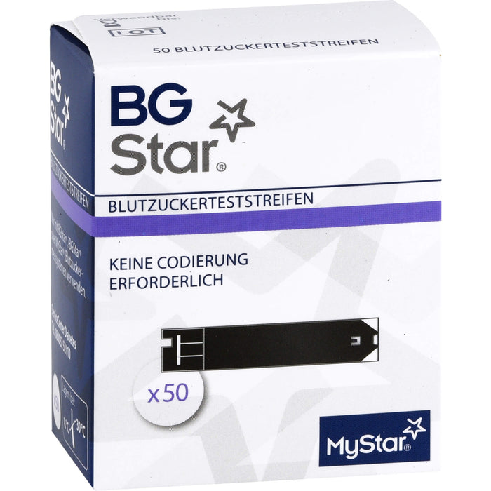 BG Star Eurim Blutzuckerteststreifen, 50 St. Teststreifen