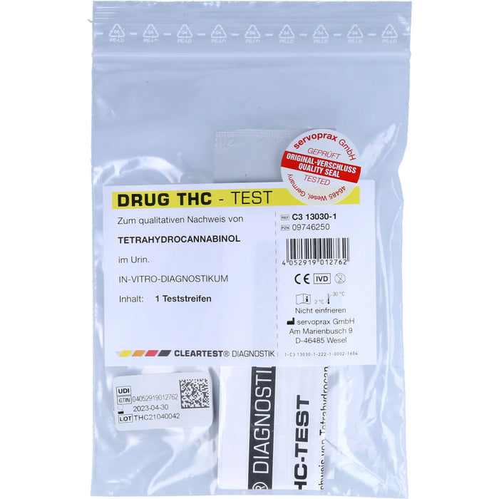 Cleartest Drogentest (THC), 1 St TTR