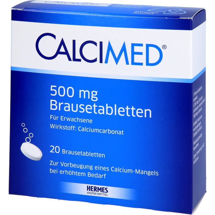 Calcimed 500 mg Brausetabletten, 20 St BTA
