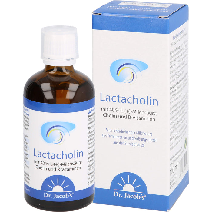 Dr. Jacob's LactaCholin Lösung mit Milchsäure, B-Vitaminen und Cholin, 100 ml Lösung
