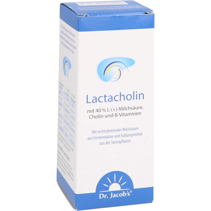 Dr. Jacob's LactaCholin Lösung mit Milchsäure, B-Vitaminen und Cholin, 100 ml Lösung