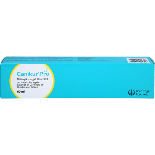 Canikur Pro Diät-Ergänzungsfuttermittel für Hunde und Katzen zur Unterstützung der natürlichen Darmflora, 60 ml Creme