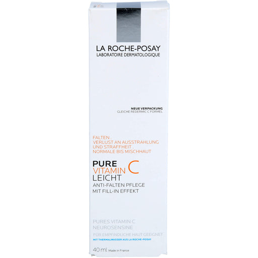 La Roche-Posay Pure Vitamin C Leicht Anti-Falten-Pflege für normale bis Mischhaut, 40 ml Creme