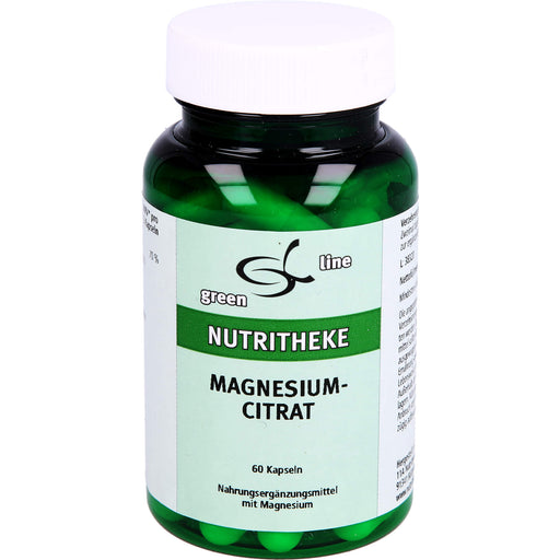 Green Line Nutritheke Magnesiumcitrat Kapseln, 60 St. Kapseln