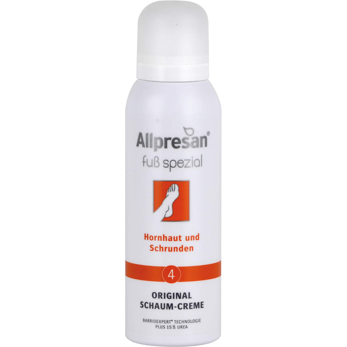 Allpresan Fuß spezial Nr.4 Schaum-Creme bei Hornhaut und Schrunden, 125 ml Schaum