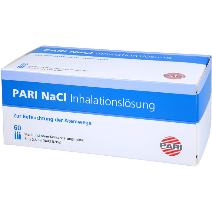 PARI NaCl Inhalationslösung, 60 St. Ampullen