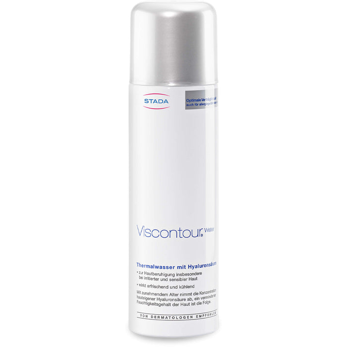 Viscontour Water erfrischendes Thermalwasser mit Hyaluron, 150 ml Lösung