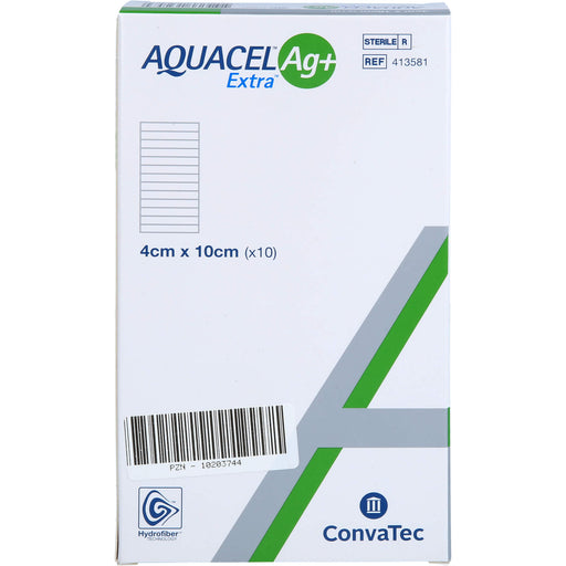 AQUACEL Ag+ Extra 4X10CM, 10 St KOM