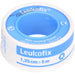 Leukofix 1,25 cm x 5 m hautfreundliches transparentes Fixierpflaster, 1 St. Pflaster