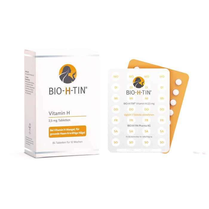 BIO-H-TIN Vitamin H 2,5 mg Tabletten, 84 pcs. Tablets