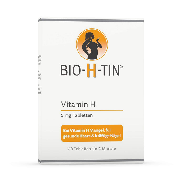 BIO-H-TIN Vitamin H Tabletten 5 mg für 4 Monate, 60 pcs. Tablets