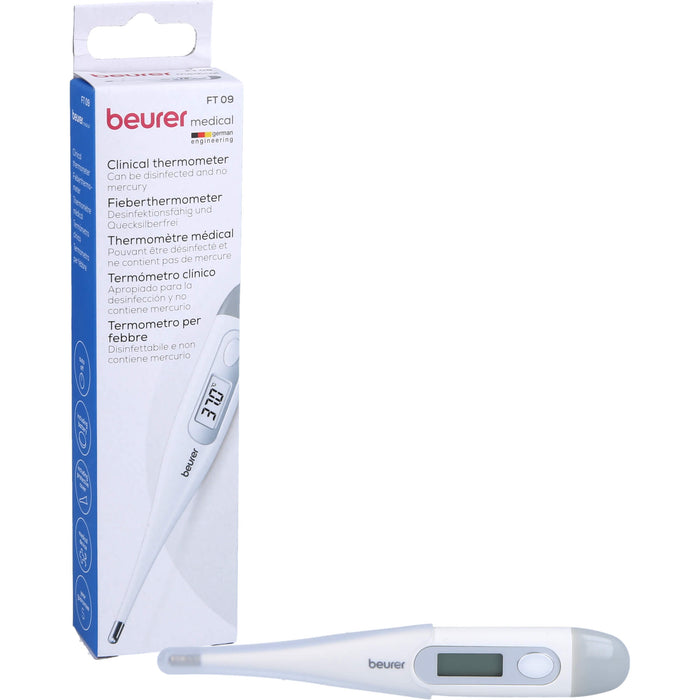 Fieberthermometer digital mit Ton wasserdicht, 1 St. Fieberthermometer