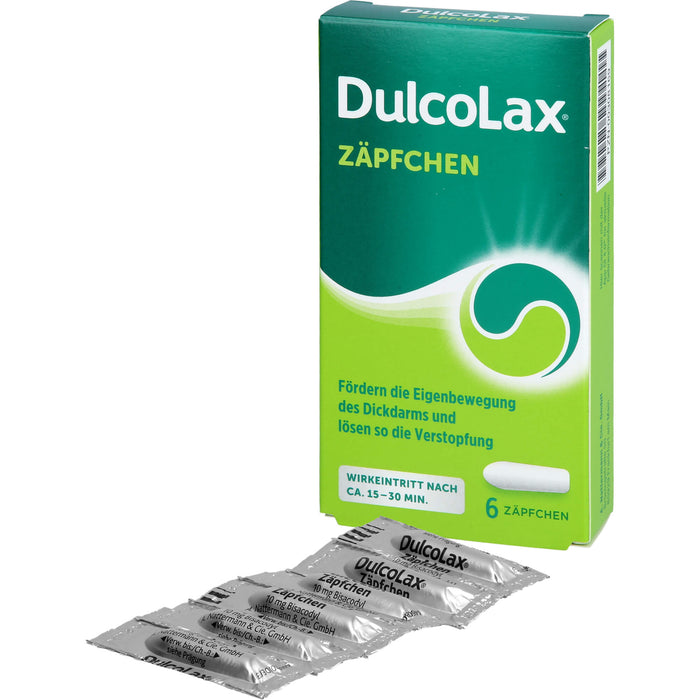Dulcolax Zäpfchen Original Sanofi-Aventis, 6 St. Zäpfchen