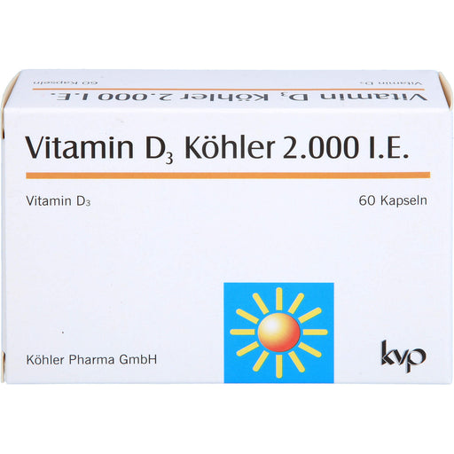Vitamin D3 Köhler 2000 IE, 60 St. Kapseln