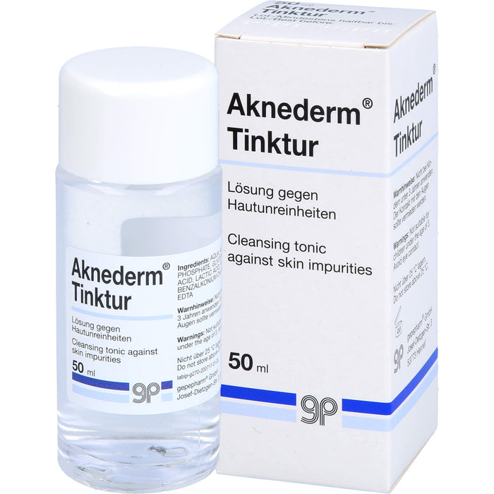Aknederm Tinktur gegen Hautunreinheiten, 50 ml Solution