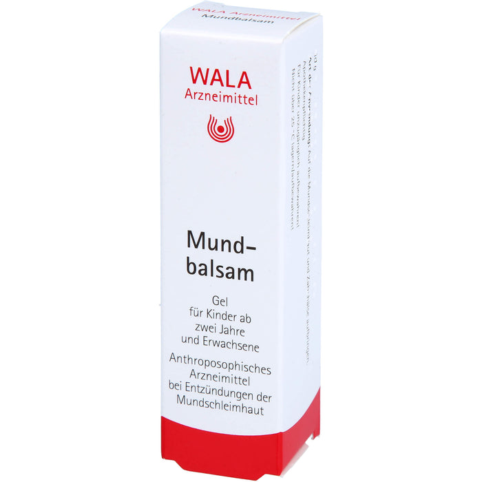 WALA Mundbalsam Gel bei Entzündungen der Mundschleimhaut, 10 g Gel