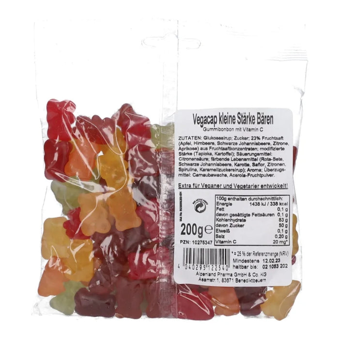 Alpenland Vegacap kleine Stärke Bären, 200 g Pulver