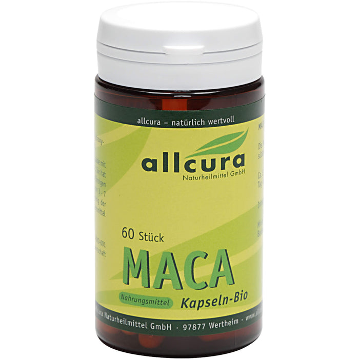 Allcura Maca 400 mg Bio Kapseln, 60 St. Kapseln