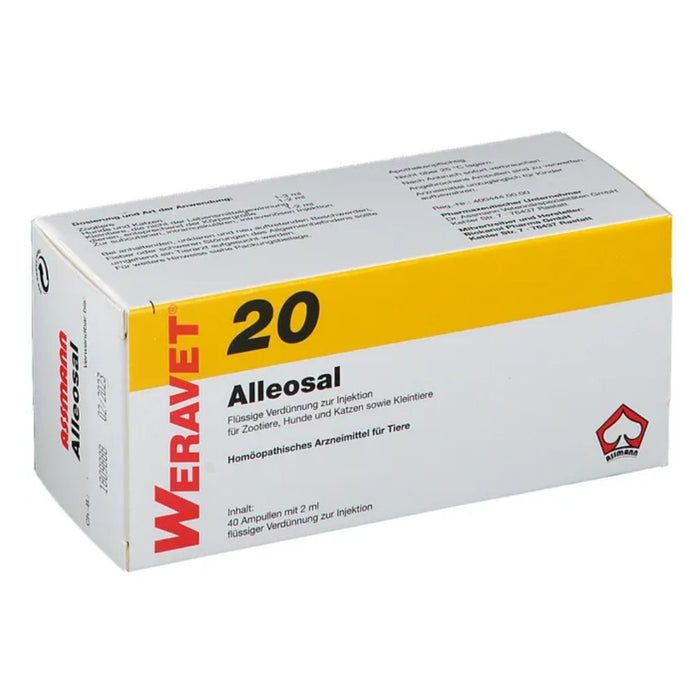 WERAVET 20 Alleosal vet Ampullen, 80 ml Lösung