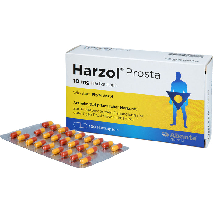 Harzol Prosta 10 mg Hartkapseln bei gutartiger Prostatavergrößerung, 100 St. Kapseln