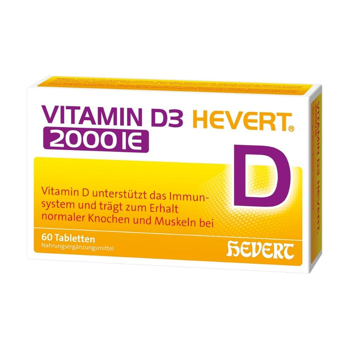 Vitamin D3 Hevert 2000 IE Tabletten, 60 St. Tabletten