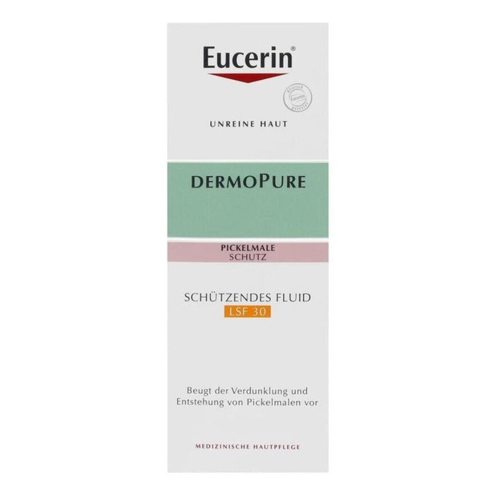 Eucerin Dermopure schützendes Fluid LSF 30 beugt der Verdunkelung von Pickelmalen und Unreinheiten vor, 50 ml Creme